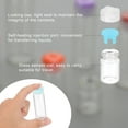 thumbnail image 4 of Uxcell 10Pcs Clear Glass Sample Vials, Small Liquid Bottles Blue 5ml, 4 of 7