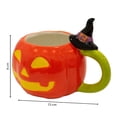 thumbnail image 3 of Taza Way To Celebrate! de Cerámica Calabaza Anaranjado 450 ml, 3 of 4