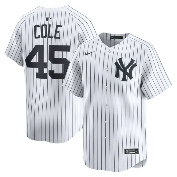 Men's Nike Gerrit Cole White New York Yankees Home Limited Player Jersey