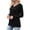 Black(womens tops), variant on Womens Ribbed Knit Henley Tops,V Neck,Long Sleeve,Button Detail Tunic Shirts,Stretchy,Comfortable Casual Wear Tees ,Light Blue,Size L
