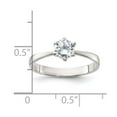 thumbnail image 3 of Sterling Silver CZ Ring, 3 of 6