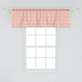 thumbnail image 2 of Ambesonne Moroccan Valance Pack of 2, Pastel, 54"X18", Peach and Coral, 2 of 2