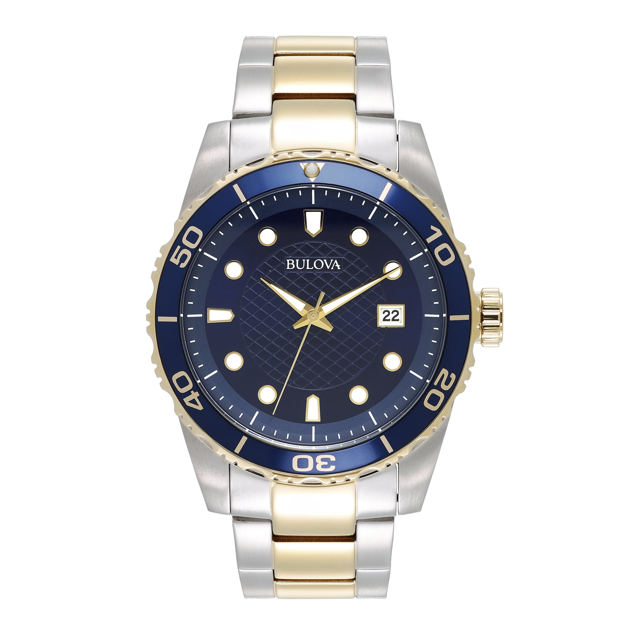 Bulova - Bulova Men's Two-Tone Dive Style Watch 98A200 - Walmart.com