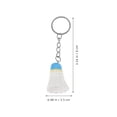 thumbnail image 2 of WEUVEB 6Pcs Badminton Rackets Pendant Keychain Red for Women and Sports Enthusiasts, 2 of 8