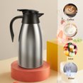 thumbnail image 4 of Wekvgz Coffee Carafe Stainless Steel Insulated Coffee Carafe Vacuum Insulated Coffee Carafe 68Oz Thermal Coffee Carafe Leak Proof Insulated Coffee Carafe with Handle Suitable for Tea, 4 of 10