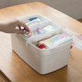thumbnail image 4 of Household Medicine Box Plastic Household Medicine Storage Box Large Capacity Practical Emergency Medical Box, 4 of 5