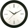 12IN ROUND WALL CLOCK BLK