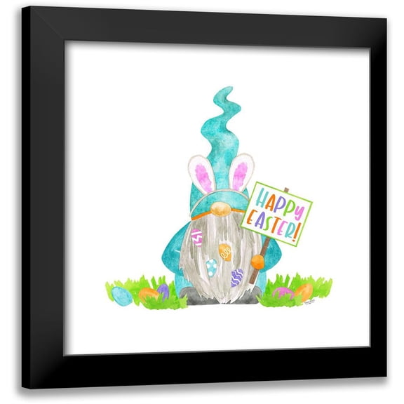 Reed, Tara 12x12 Black Modern Framed Museum Art Print Titled - Easter Gnomes VI