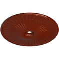 thumbnail image 3 of 51"OD x 3 5/8"ID x 3 3/8"P Galveston Ceiling Medallion (Fits Canopies up to 5 7/8"), Hand-Painted Firebrick, 3 of 6