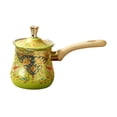 thumbnail image 4 of lingqin Coffee Pot Melting Pot Comfortable Handle with Lid Easy to Clean Kitchenware Tea 900mL, 4 of 9