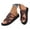 Brown, variant on Stylago Women Men Mesh Slippers Toe Ring Flat Sandals Slip on Summer Outdoor Casual Slide Shoes Wide Width Comfortable Sandal Black Size 7.5