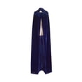 thumbnail image 1 of Guardurnaity Capa con capucha para mujer, mantente cálido y a la moda, capa medieval, capa, vestido, capa Disfraces de disfraces azul 150cm, 1 of 6