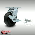 thumbnail image 2 of 5 Inch SS Polyolefin Caster with Roller Bearing and Brake/Swivel Lock SCC, 2 of 2