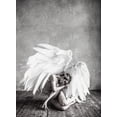 thumbnail image 2 of PhotoINC Studio 24x32 Black Ornate Wood Framed with Double Matting Museum Art Print Titled - Angel, 2 of 4