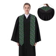 thumbnail image 4 of Zufioo Dinosaur and Bone Print Graduation Shawl Ribbon, Graduation Ribbon for Male and Female Graduates-Sharp Corner, 4 of 7