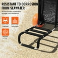 thumbnail image 5 of Heavy Duty Beach Cart with 12" Foam Wheels, 165LBS Load, Foldable & Adjustable (27"-44.7"), 29.9" Deck – Sand Dolly for Beach Gear, 5 of 11