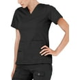 thumbnail image 4 of Adar Indulgence Jr. Fit Womens Scrub Set - Enhanced V-Neck Top / Multi Pocket Pants, 4 of 7
