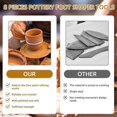 thumbnail image 4 of 8Pcs Pottery Trimming Tools Pottery Ribs Pottery Clay Foot Shaper Tools Beech Wood Pottery Profile Ribs Pottery Supplies, 4 of 5