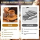 thumbnail image 3 of 8Pcs Pottery Trimming Tools Pottery Ribs Pottery Clay Foot Shaper Tools Beech Wood Pottery Profile Ribs Pottery Supplies, 3 of 5