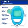thumbnail image 3 of Tumbona de piscina SwimWays Spring Float Premium, reclinable para adultos, 3 of 7