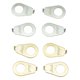 thumbnail image 4 of Juego de 4 perillas cromadas para guitarra LP, placa de puntero, indicador de perilla de 8,5mm para Epi LP Les Paul o potenciómetros métricos, 4 of 4