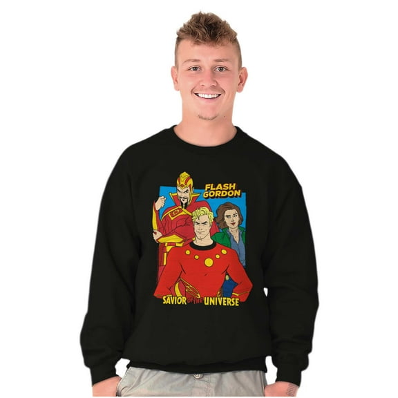 Flash Gordon Comic Books Vintage Hero Sweatshirt for Men or Women Brisco Brands S