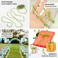 thumbnail image 4 of Efavormart 33FT Natural Jute Twine With Green Leaves, Burlap Leaf Ribbon For DIY Craft Party Wedding Home Decor, 4 of 11
