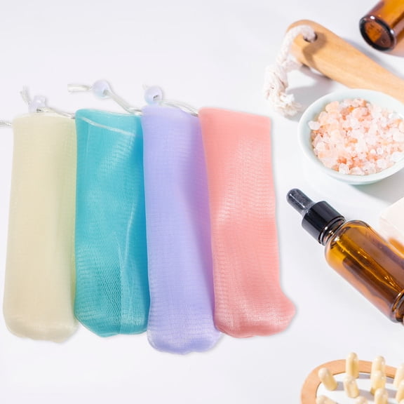 FOMIYES 8Ud Bolsa De Malla Para Jabón En Barra Con Espuma Y Ahorra Espacio