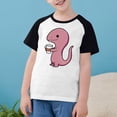 thumbnail image 3 of RXIRUCGD 2025 Vêtements d'Été pour Enfants Tout-Petits Garçons Filles Mode Mignon Col Rond Imprimé Manches Courtes Haut, 3 of 7