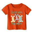 thumbnail image 4 of Hihipz Big Girl's Easter Graphic T-Shirt Cute Bunny Printed Short Sleeve Round Neck Tshirt Child Loose Fit Casual Tee Top For Boys Girls,Sizes 10-11Y, 4 of 4