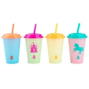 TAL Polypropylene Color Changing Cup, 12 fl oz, Pink, 4 Pack