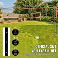 thumbnail image 2 of KFFKFF Portable Volleyball Net Kit, Height-Adjustable Aluminum Stands, Complete Volleyball Gear with PVC Ball, Inflation Pump, Transport Bag, Durable Net for Outdoor Use - Yard, Beach, Park, 2 of 9