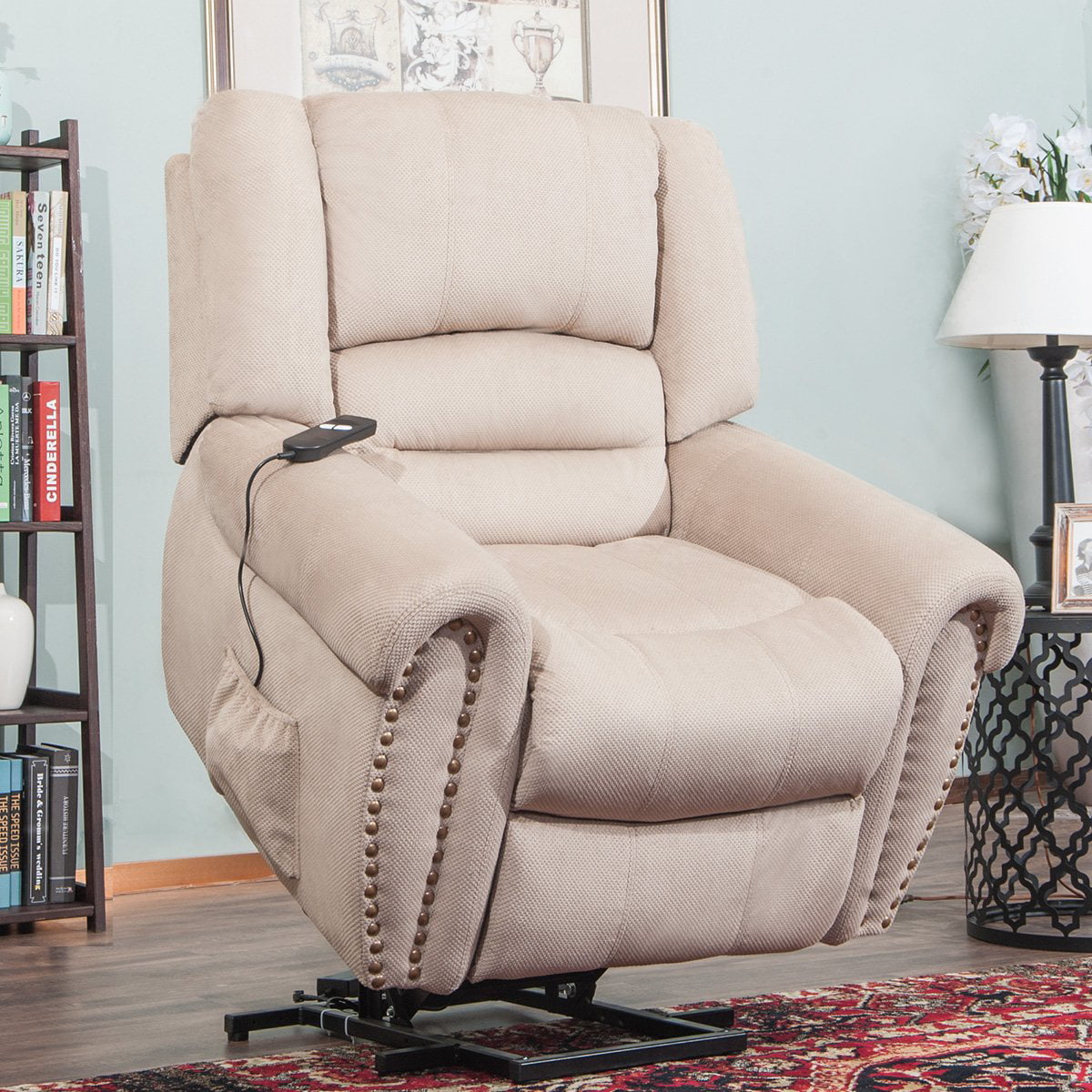Wilshire Series HeavyDuty Power Lift Recliner Chair with