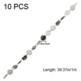thumbnail image 3 of Slccxzc 10 Strips Sequin Beaded Curtain Door String Curtain Window Hanging Decor for Wedding Bedroom Door Festivals Supplies, 3 of 7
