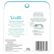 Venus Deluxe Smooth Sensitive Womens Razor Blade Refills, 6 Count