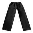 thumbnail image 4 of CONZONE Mens 2 Peice Linen Outfits Solid Color Short Sleeve Henley Shirts Pant Sets Breathable Summer Track Suits, 4 of 5