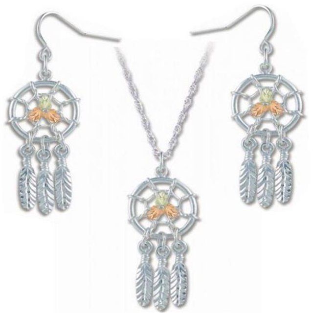 Landstroms MRLPE876 Collier Attrape-Rêves en Argent