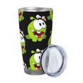 thumbnail image 2 of Vaso de 20 oz Om Nom Stories, taza de viaje para café con aislamiento al vacío de acero inoxidable, taza de café, taza de viaje con tapa, taza térmica para exteriores, 2 of 8