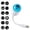 A004- D, variant on Light Projector, Star Night Light Projector, Galaxy Star Projector, Usb Night Light, Flexible Gooseneck 1.5X2.75 Inch Compact Design, Includes 3 Interchangeable Projection Light