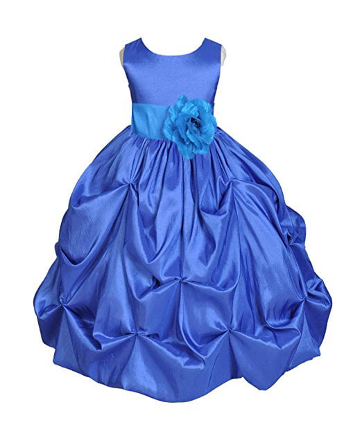 royal blue reception dress