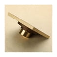 thumbnail image 4 of Multilayer Plated Shower Drain, Quick Leaking Mechanism For Rapid Water Evacuation, Solid Brass Construction Offers Strength And Durability, Square Form Factor For Universal, 4 of 4
