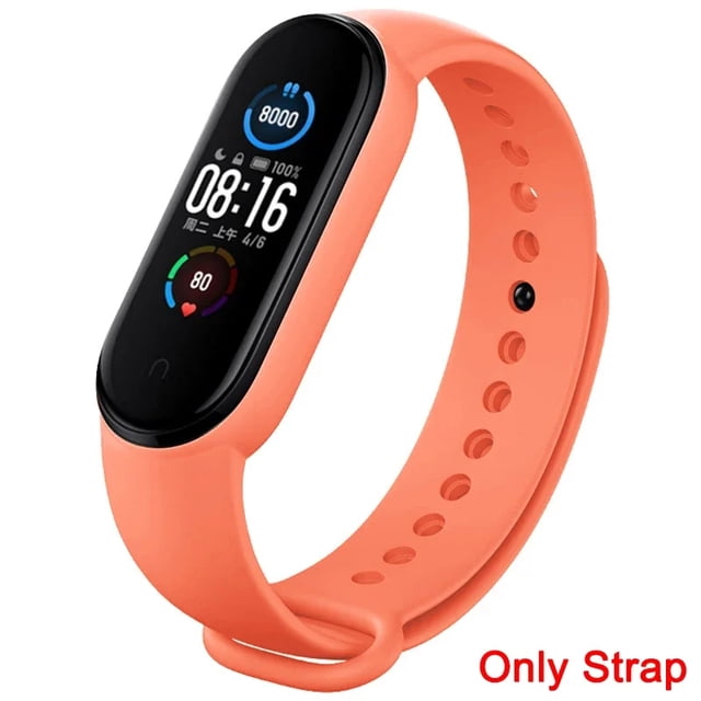 Correa De Silicón Unisex Para Smart Watch Mi Band 7 / 6 / 5 De Xiaomi