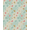 Seafoam Beige Coral, Pattern 17, variant on ODIKA 8'x10' Washable Area Rug Scroll Frame Nautical Ocean Wave Border Turtle Motif Seashell Playful Expressive for Living Room, Under Sectional, Family , Durable, Non-Slip