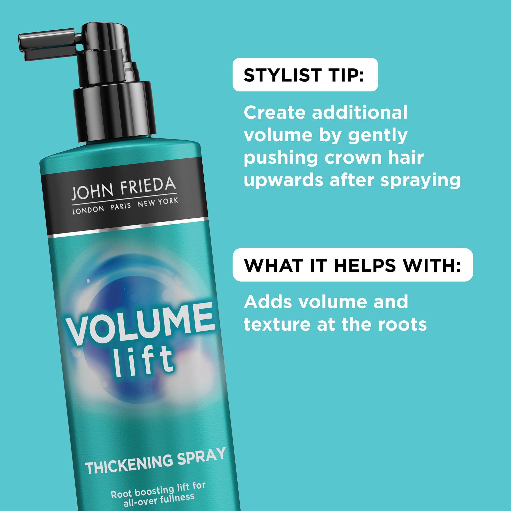 John Frieda Volume Lift, Thickening for Fine or Flat Hair, 6 fl oz
