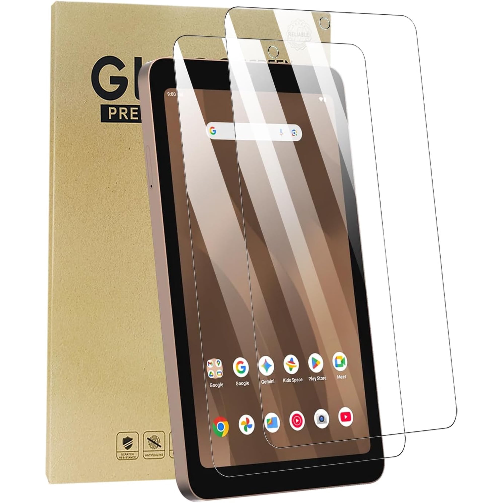 JBuwsdan 2 Pack Screen Protector for Walmart Onn 7 Core 2026 Tablet Tempered Glass, 9H Scratch Resistance Bubble-Free Installation Screen Protector For Walmart Onn 7 Core 2026 Model:36020962 Tablet
