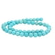 thumbnail image 4 of Cuentas de turquesa de 0.315 in, cuentas de piedra natural azul brillante, cuentas redondas de turquesa para pulseras, collares y pendientes, 4 of 8