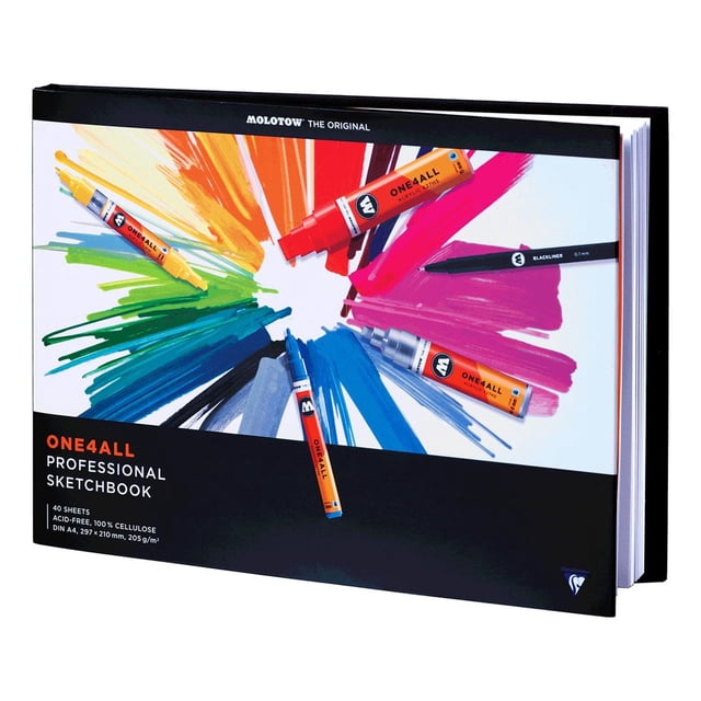 Cuaderno Bocetos Profesional Molotow One4all A4 blanco