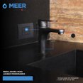 thumbnail image 2 of Accesorios para baño y Mezcladora para lavabo en Negro Mate Meer Faucets by CNX MZM4103 + ACC-011, 2 of 10