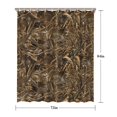 thumbnail image 5 of Grassland Camo Brown Plants Pattern Shower Curtain 72"x84" ,Bathroom Decorative Shower Curtains Set with 12 Hooks,Modern Waterproof Washable Shower Curtain, 5 of 6