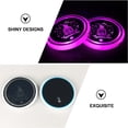 thumbnail image 3 of UPGRATOR 2Ud Alfombrilla LED Para Portavasos De Auto Con Luz Multicolor Recargable USB, 3 of 8